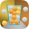 100 Coins Fall - Drop and fill the glass free game