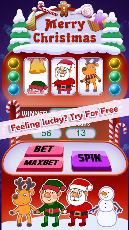 A Christmas / Xmas Holiday Casino Slot Game