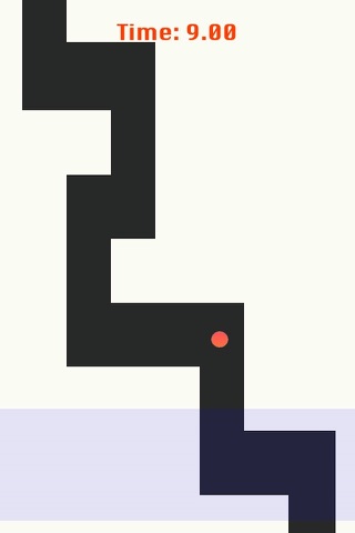 Stay In Black Line Tiles with Orange Ball: Avoid White Circle Path screenshot 3