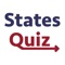 States Quiz - Trivia Game with Flashcards for United States of America States, Border Shapes, and Capitals