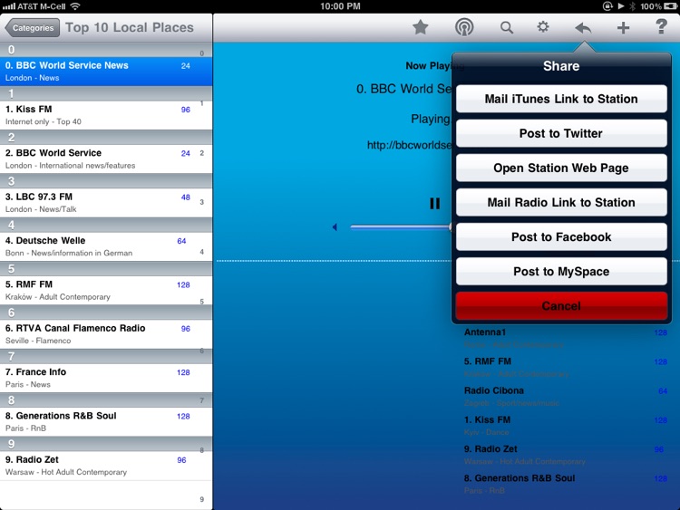 Euro Radio - iPad Edition