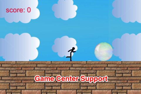 Amazing Bubble And Star: Stickman Runner Free screenshot 3