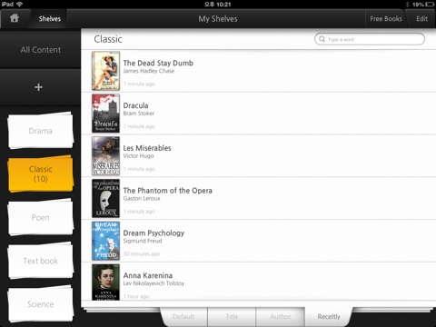 BooC ebook reader - Get & Read free books via Dropbox, Google Drive, Sky Drive and Web screenshot 2