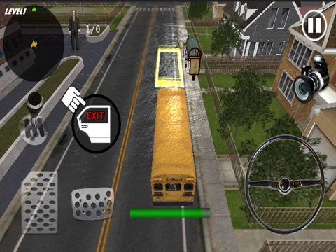 Crazy School Bus Driver 3D HD Plus screenshot 3