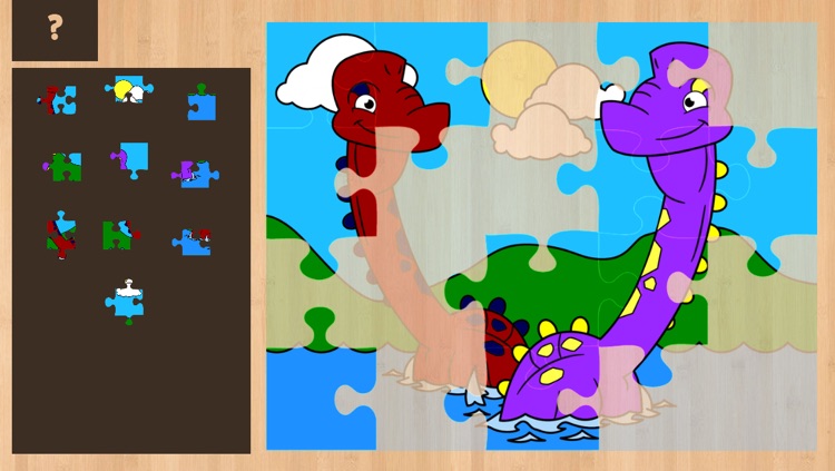 Color It Puzzle It: Dinosaurs Lite screenshot-3