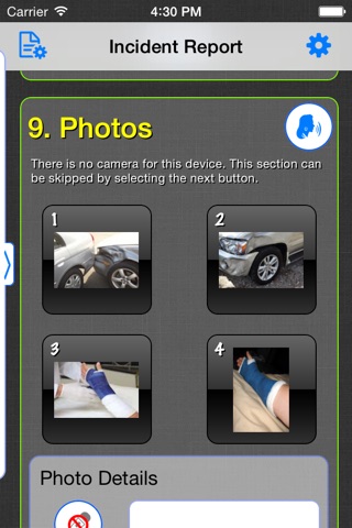 Incident Report screenshot 4
