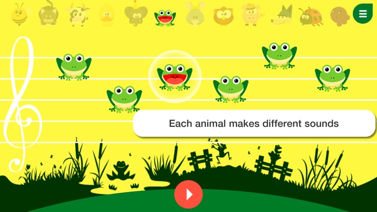 Music4Babies - Learn to read and write music with the animals