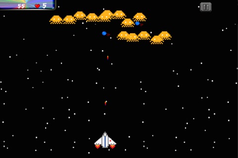 Pixel Space Galaxy Wars - Block Ships and Attack Game screenshot 3
