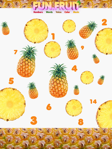 fruit 123 (HD) Lite - learning numbers and flash card for kids screenshot 3