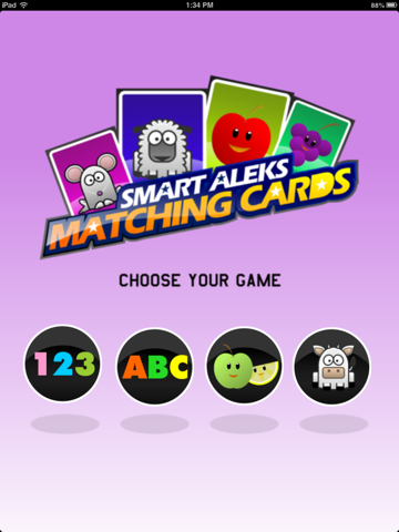 SmartAleks U : Early Bird Learning Matching Flash Cards HD screenshot 3