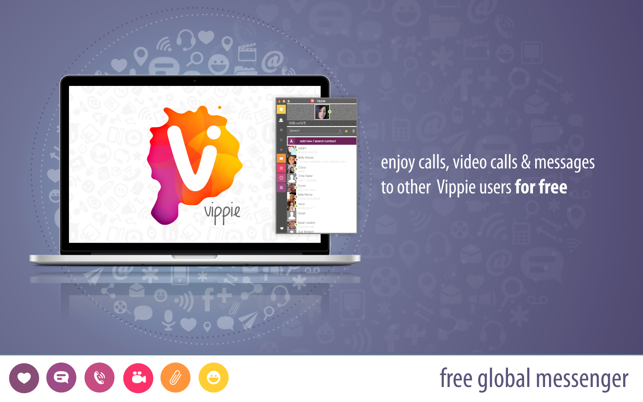 Vippie - instant messenger - free calls & video calls, free (圖1)-速報App