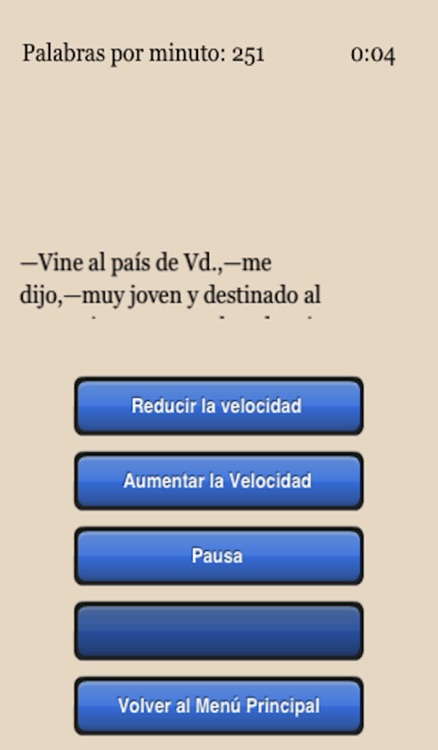 Spanish Speed Reading Tutor screenshot-4