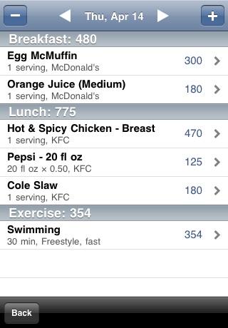 Restaurant Calorie Counter screenshot-4