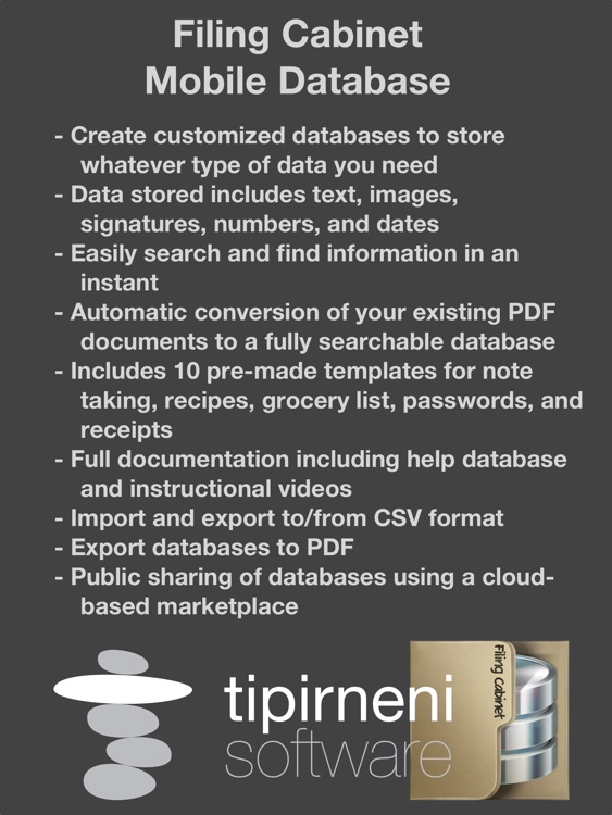 Filing Cabinet - mobile database