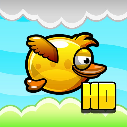 Flappy Duck HD - Fun Endless Flying Game For Kids And Adults iOS App