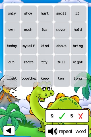 Dino Sight Word Bingo screenshot 3