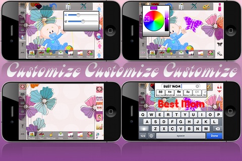 Mother's Day Card Creator - Lite screenshot-3