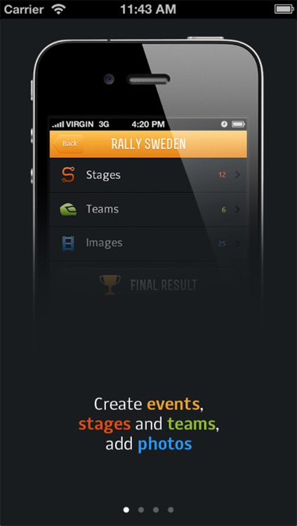Rallymeter Timing app