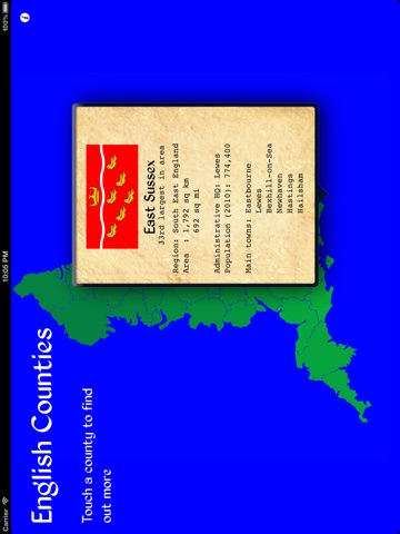 English Counties for iPad screenshot 3