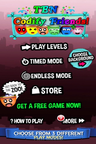 Ten Codify Friends - Three Puzzle Game Free screenshot 2