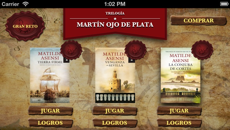 Juego de la Trilogía Martín Ojo de Plata, Matilde Asensi