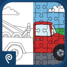 Activities of Color It Puzzle It: Trucks Lite