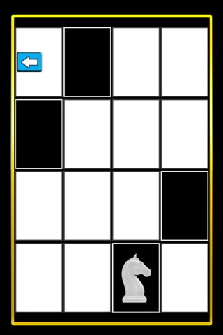 A White Chess Piece Speed Test : Touch Black Tile Only Free screenshot 4