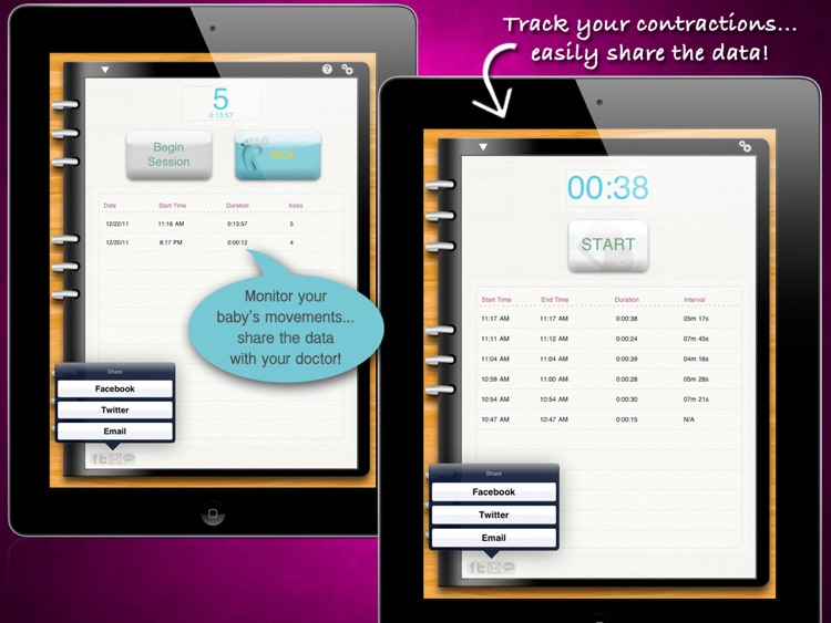 iPregnant Pregnancy Tracker HD (iPeriod's Pregnancy Companion) screenshot-4