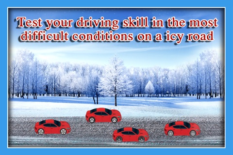 Winter Snow Tires Agility Race : The Arctic Car Ice Traction Road - Free Edition screenshot 2
