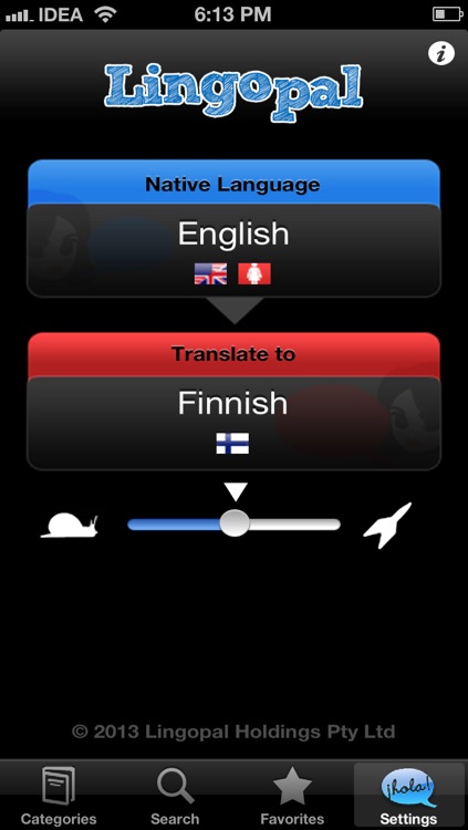 Lingopal Finnish LITE - talking phrasebook