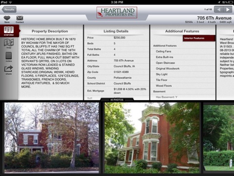 Heartland Properties Inc for iPad screenshot 2