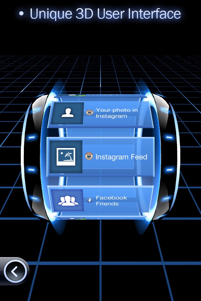 Photo 3D: The All-in-1 album for Facebook, Instagram, Flickr, Picasa and RSS screenshot 3