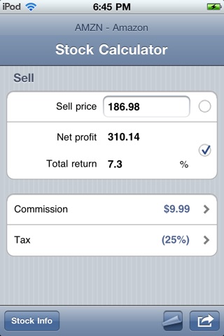 SSPI Stock Calculator screenshot 2