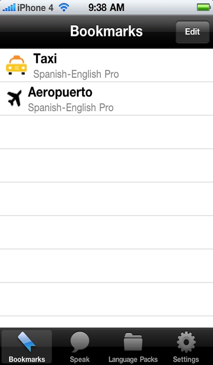 Spanish to English Voice Talking Translator Phrasebook EchoMobi Travel Speak PRO screenshot-3