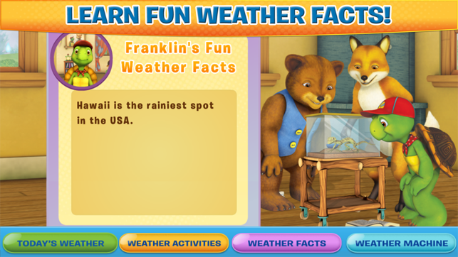 Franklin and Friends: Franklin’s Weather Fun(圖2)-速報App
