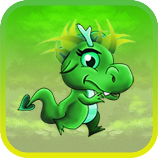 Cute Dragon Fire Age Jump: Country Escape icon
