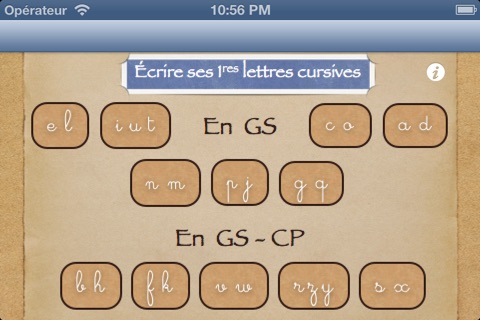 Ecrire ses premières lettres en GS - CP screenshot 4
