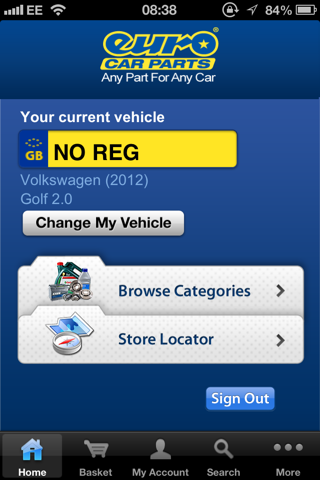 EuroCarParts screenshot 2