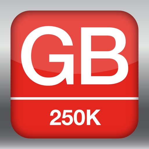 GB Road Atlas 250K - RouteBuddy Solo iOS App
