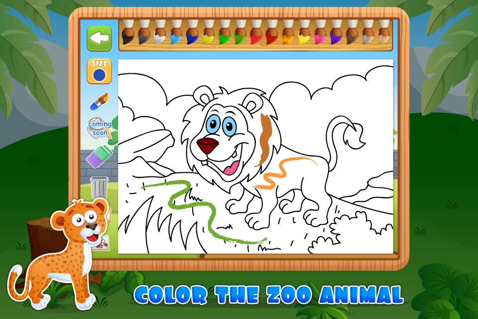 4 in 1 Fun Zoo Games Free - Learning & Educational Activities App for Kids & Toddlers screenshot 3