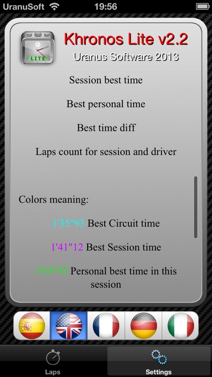 Khronos LapTimer Lite screenshot-4