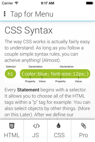Learn HTML Basics Pro screenshot 2