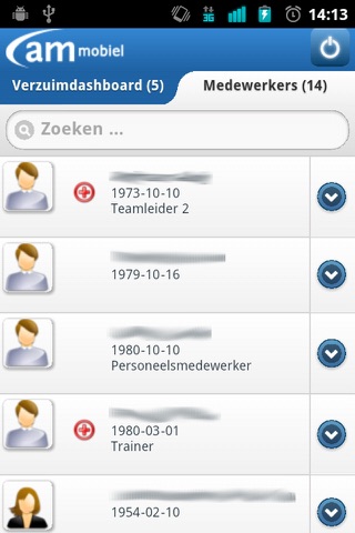 Absentiemanager mobile screenshot 2