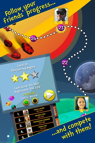 Spaceship Junior - The Voyage: Cartoon Space Game For Kids screenshot 4