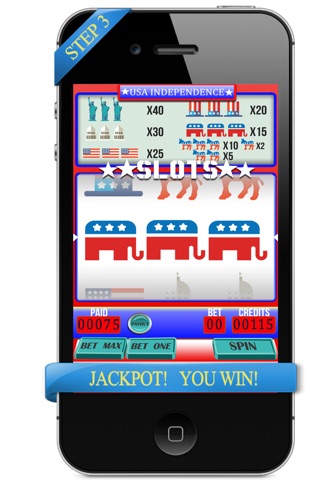 USA Independence Slots - 4th of July Freedom Family Fun screenshot 3