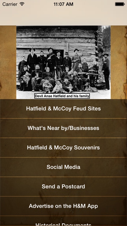 Hatfield & McCoy Feud Tour App