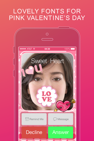 Wallpaper Maker - Pink Valentine's Day Special for iOS 7 screenshot 4
