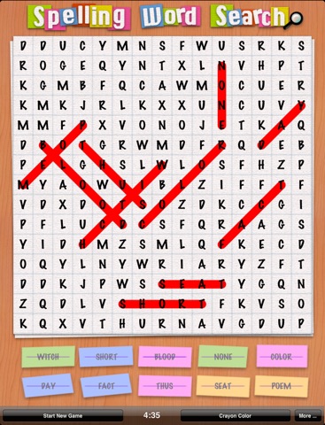 Word Search for iPad Free – Young Readers Edition screenshot 2