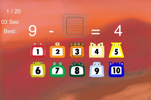 Martian Math Lite screenshot 2