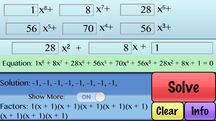 Factor Polynomials